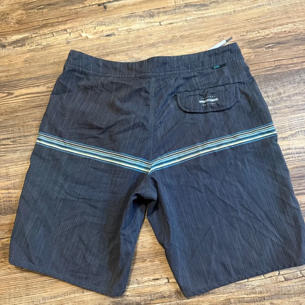 2 Vissla Board Shorts Men 32 Gray Heathered Stretch Surf Trunks Swim Beach